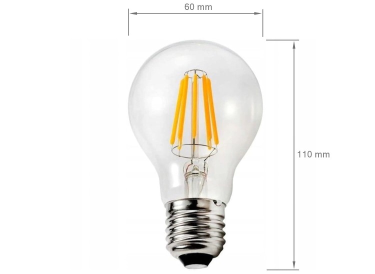 Żarówka LED E27 10W Filament - Biały ciepły f2.jpg