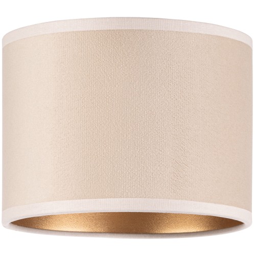 Abażur Tornado okrągły 16 welur beżowy-złoty f1.jpg