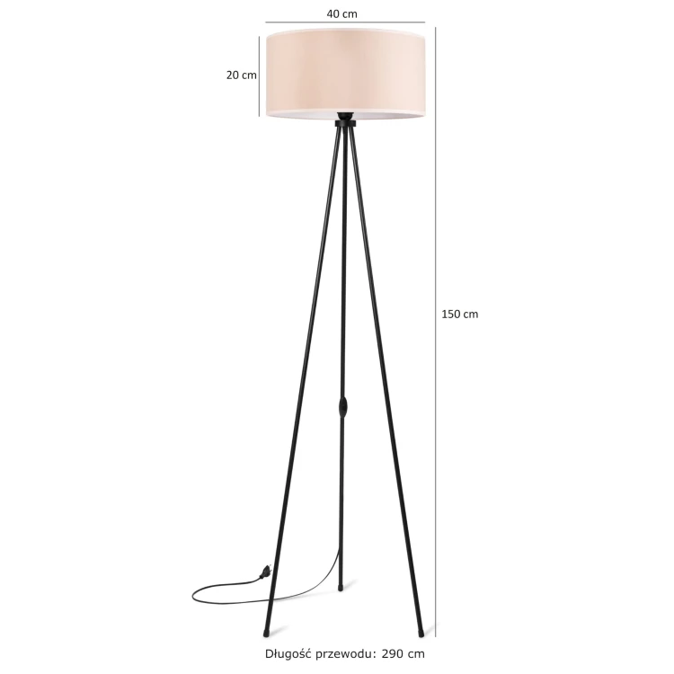 Lampa Tornado STAD welur beżowy f3.jpg