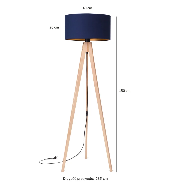 Lampa Tornado SDAD granatowy-złoty buk f3.jpg