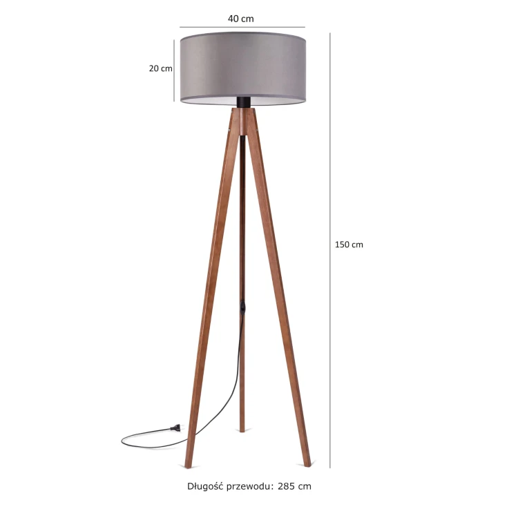 Lampa Tornado SDAD welur szary orzech f3.jpg