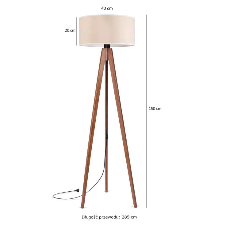 Lampa Tornado SDAD welur beżowy orzech f3.jpg