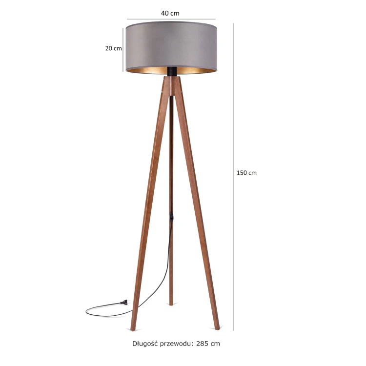 Lampa Tornado SDAD welur szary-złoty orzech f3.jpg