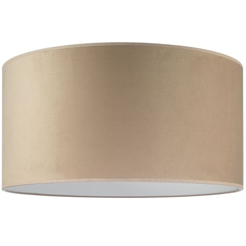 Abażur Tornado okrągły 50 welur cappuccino f1.jpg