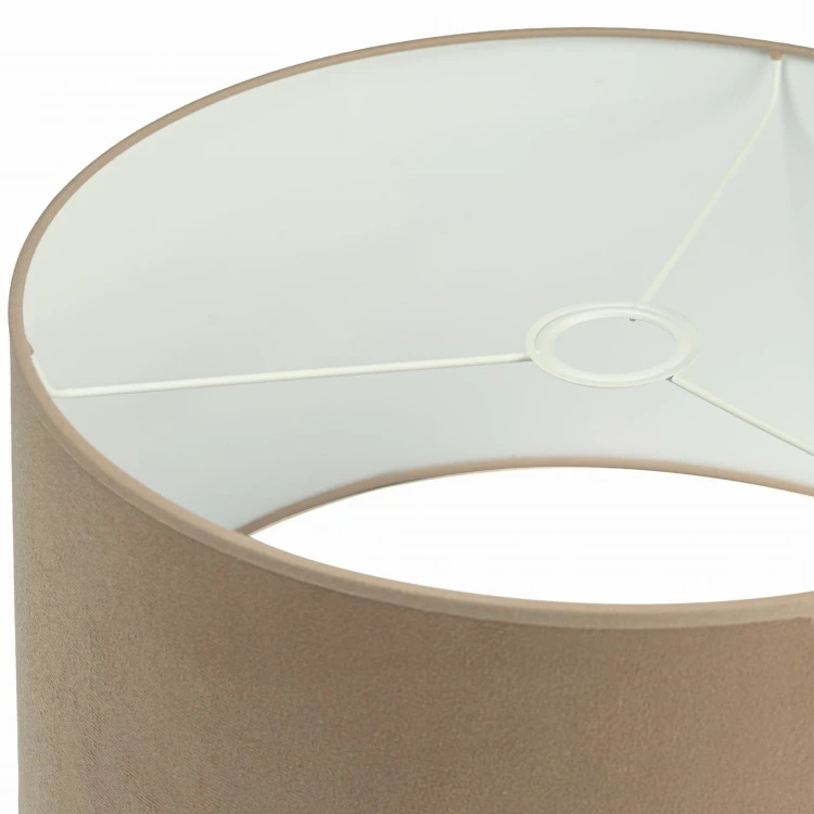 Abażur Tornado okrągły 50 welur cappuccino f4.jpg