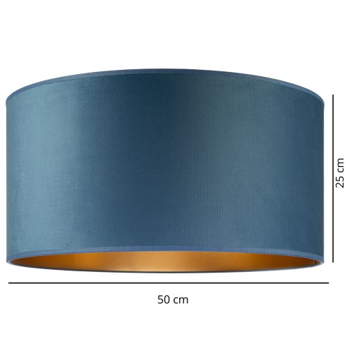 Abażur Tornado okrągły 50 welur jeans-złoty f2.jpg