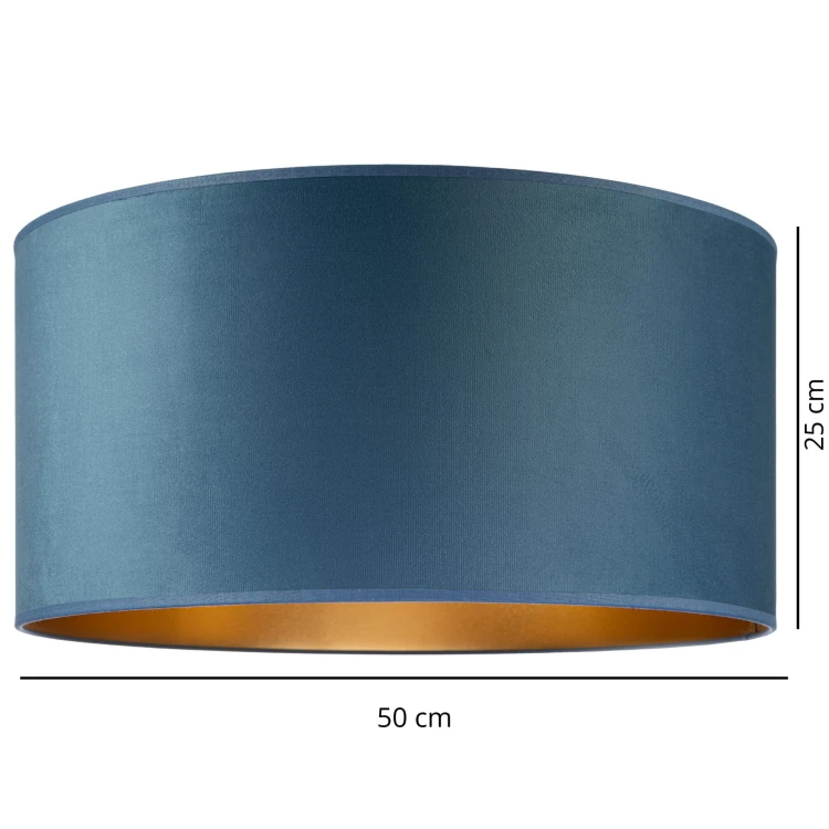 Abażur Tornado okrągły 50 welur jeans-złoty f2.jpg