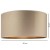 Abażur Tornado okrągły 50 welur cappuccino-złoty f2.jpg