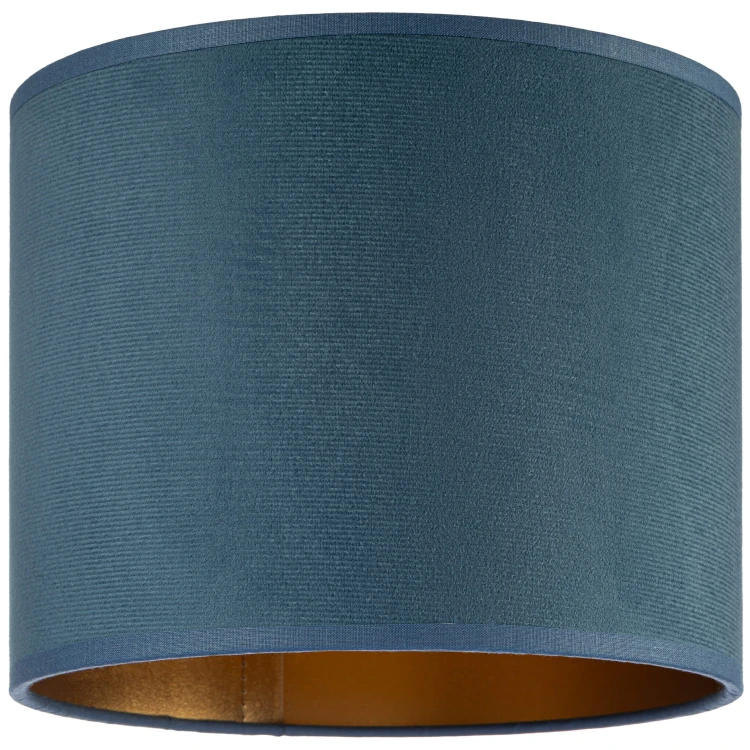 Abażur Tornado okrągły 20 welur jeans-złoty f1.jpg