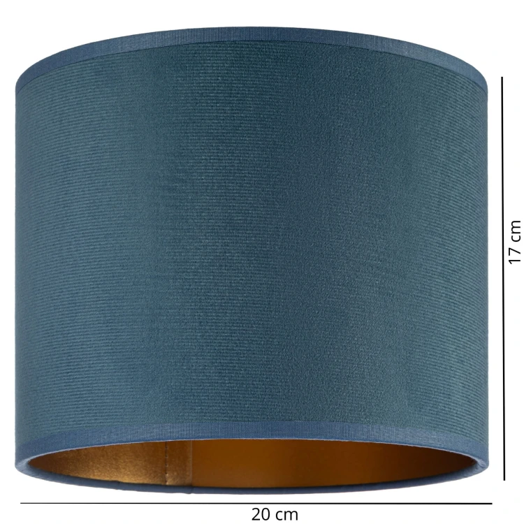 Abażur Tornado okrągły 20 welur jeans-złoty f2.jpg