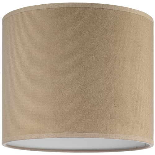 Abażur Tornado okrągły 20 welur cappuccino f1.jpg