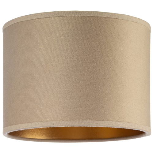 Abażur Tornado okrągły 16 welur cappuccino-złoty f1.jpg