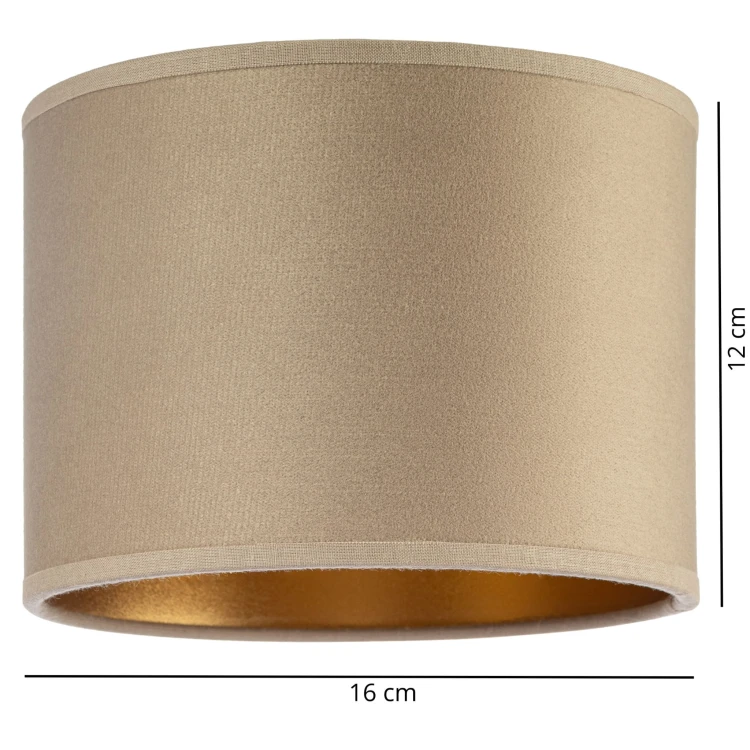 Abażur Tornado okrągły 16 welur cappuccino-złoty f2.jpg