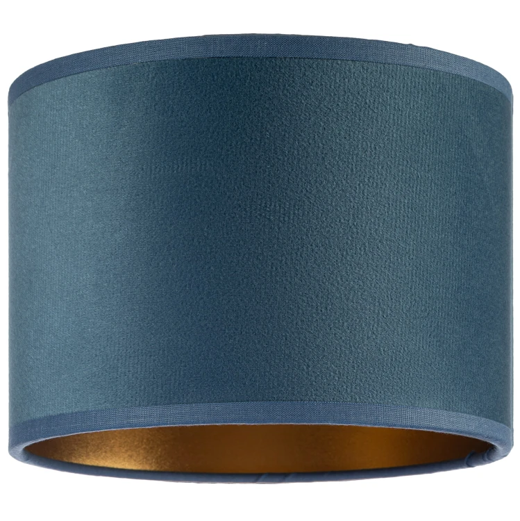 Abażur Tornado okrągły 16 welur jeans-złoty f1.jpg