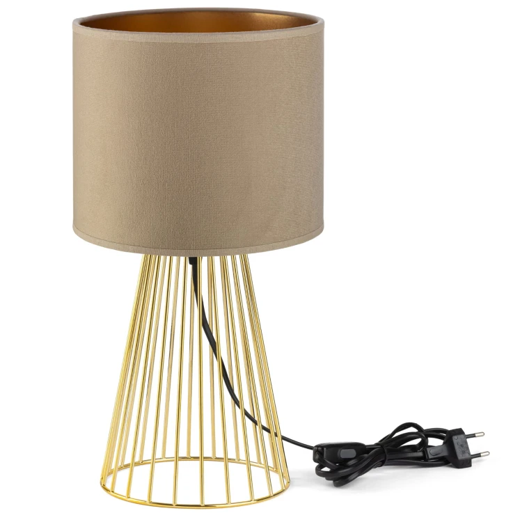 Lampa Tornado ASBGZ welur cappuccino-złoty f1.jpg