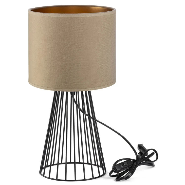 Lampa Tornado ASBG welur cappuccino-złoty f1.jpg
