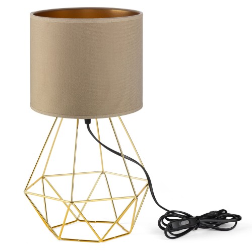 Lampa Tornado ASBZ welur cappuccino-złoty f1.jpg