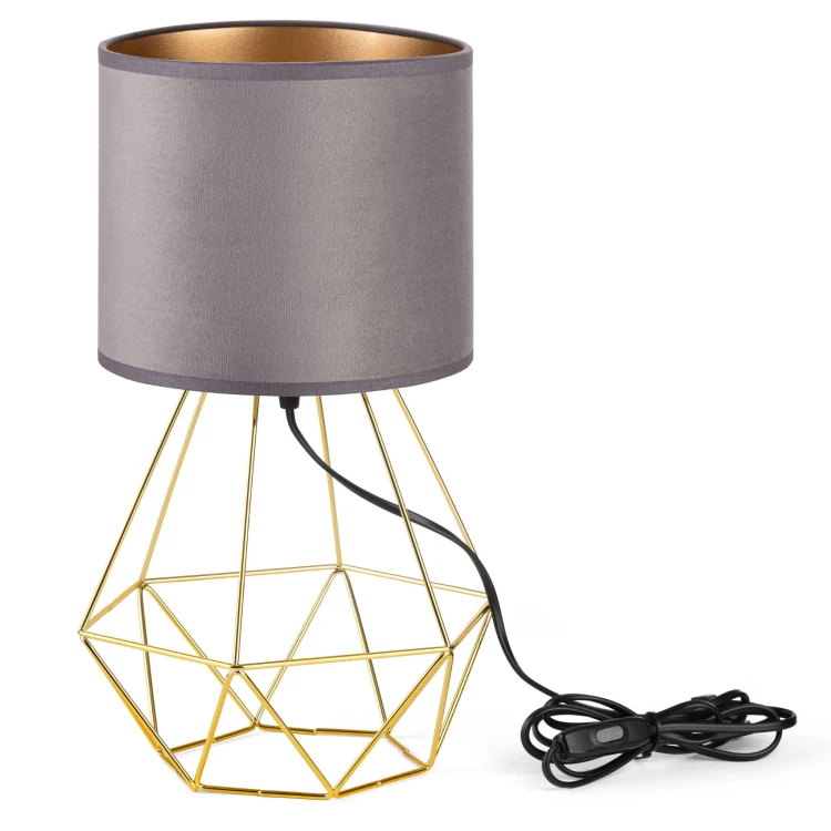 Lampa Tornado ASBZ welur szary-złoty f1.jpg