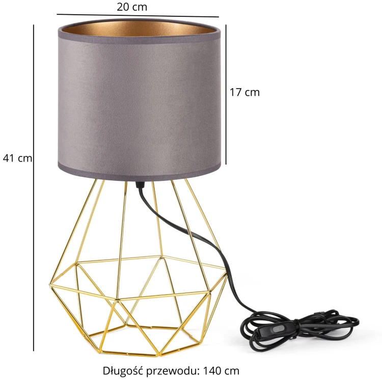 Lampa Tornado ASBZ welur szary-złoty f2.jpg