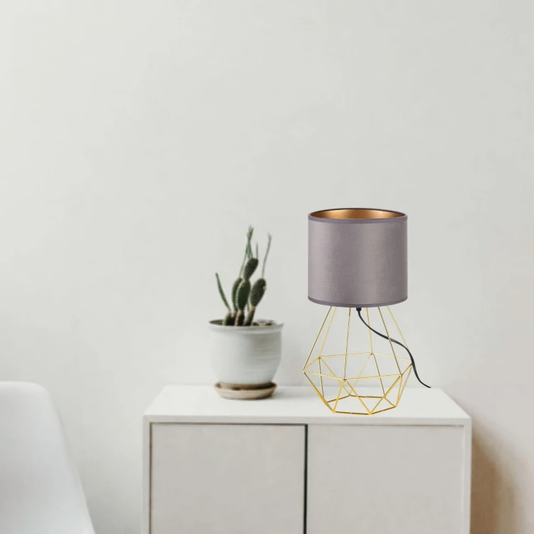 Lampa Tornado ASBZ welur szary-złoty f6.jpg