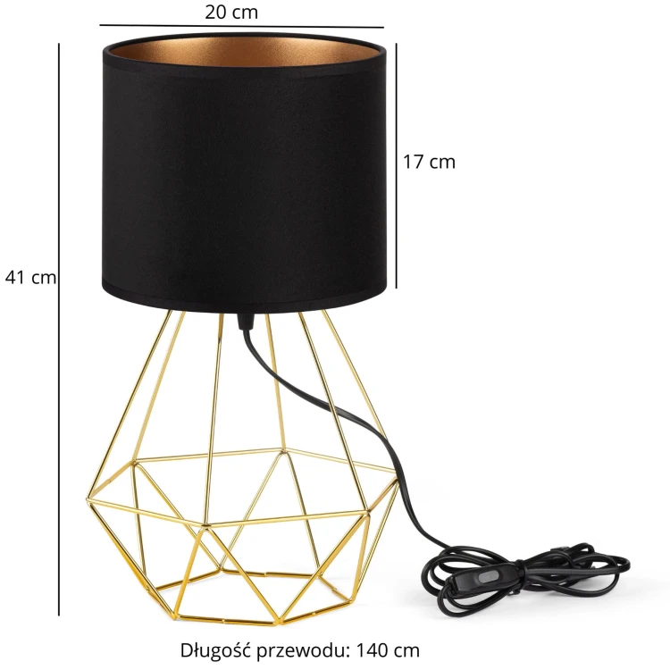 Lampa Tornado ASBZ welur czarny-złoty f2.jpg