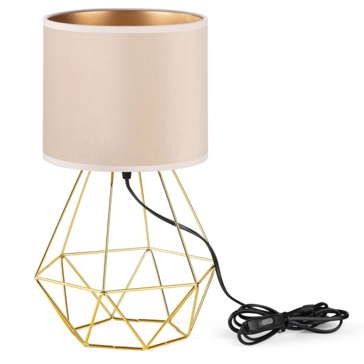 Lampa Tornado ASBZ welur beżowy-złoty f1.jpg
