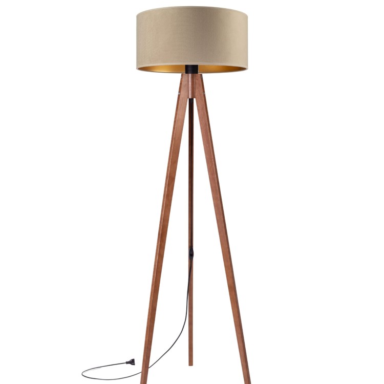 Lampa Tornado SDAD welur cappuccino-złoty orzech f1.jpg