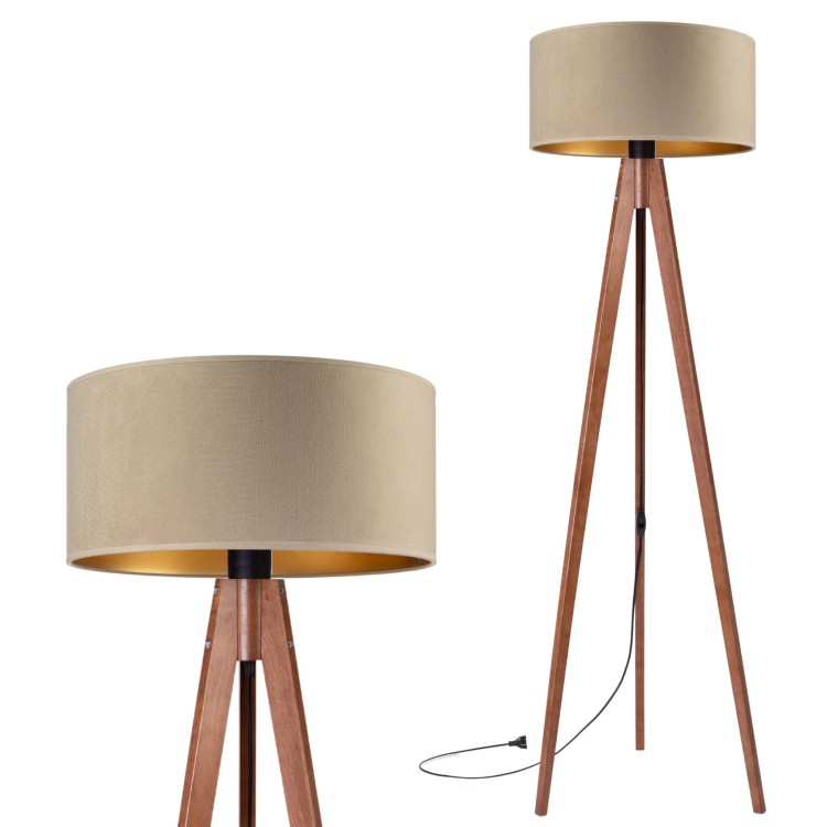 Lampa Tornado SDAD welur cappuccino-złoty orzech f2.jpg