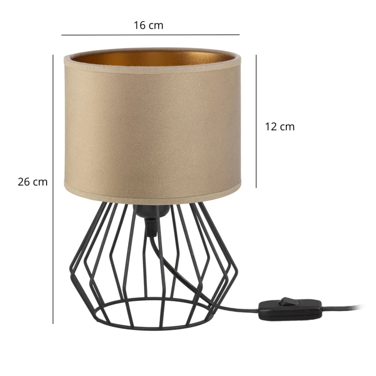 Lampa Tornado AMB welur cappuccino-złoty f2.jpg