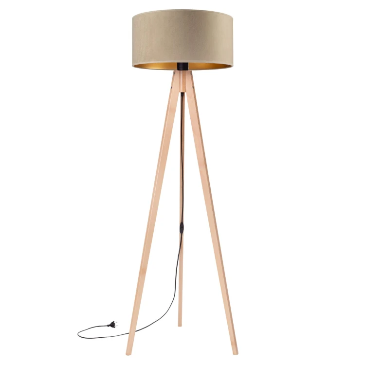 Lampa Tornado SDAD welur cappuccino-złoty buk f1.jpg