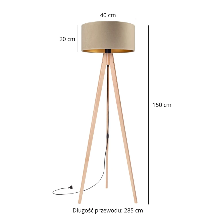 Lampa Tornado SDAD welur cappuccino-złoty buk f3.jpg