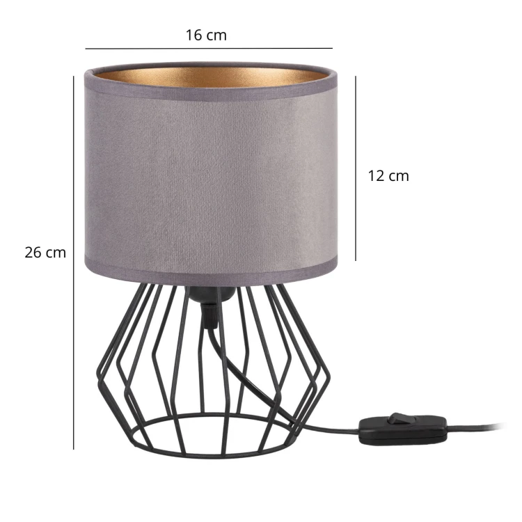Lampa Tornado AMB welur szary-złoty f2.jpg