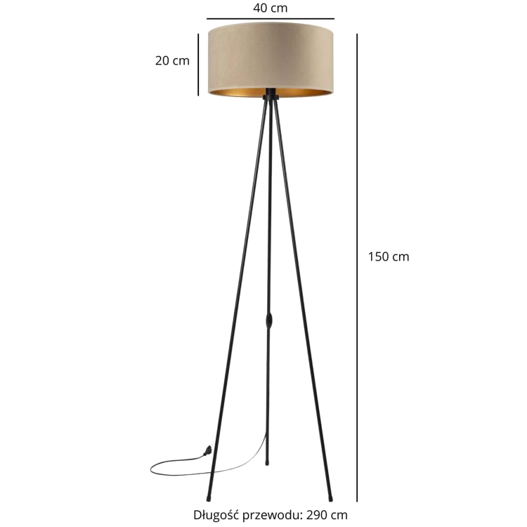 Lampa Tornado STAD welur cappuccino-złoty f3.jpg