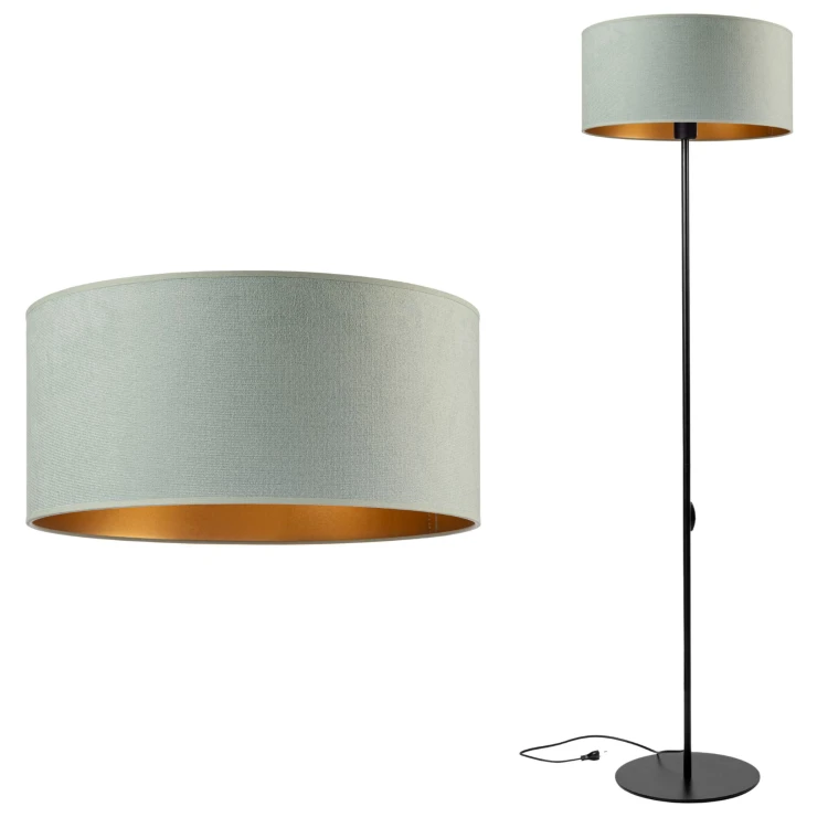 Lampa Tornado SPAD welur szałwia-złoty f2.jpg