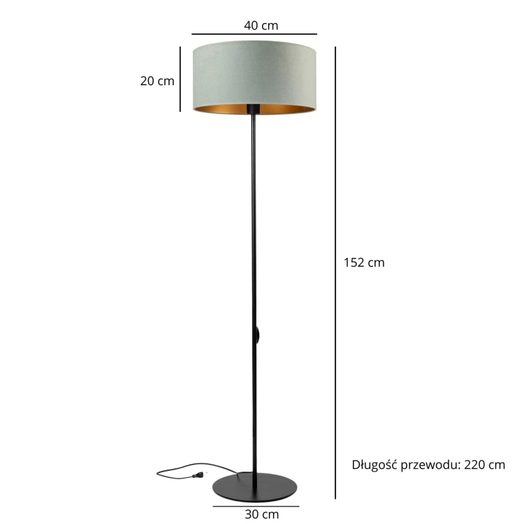 Lampa Tornado SPAD welur szałwia-złoty f3.jpg