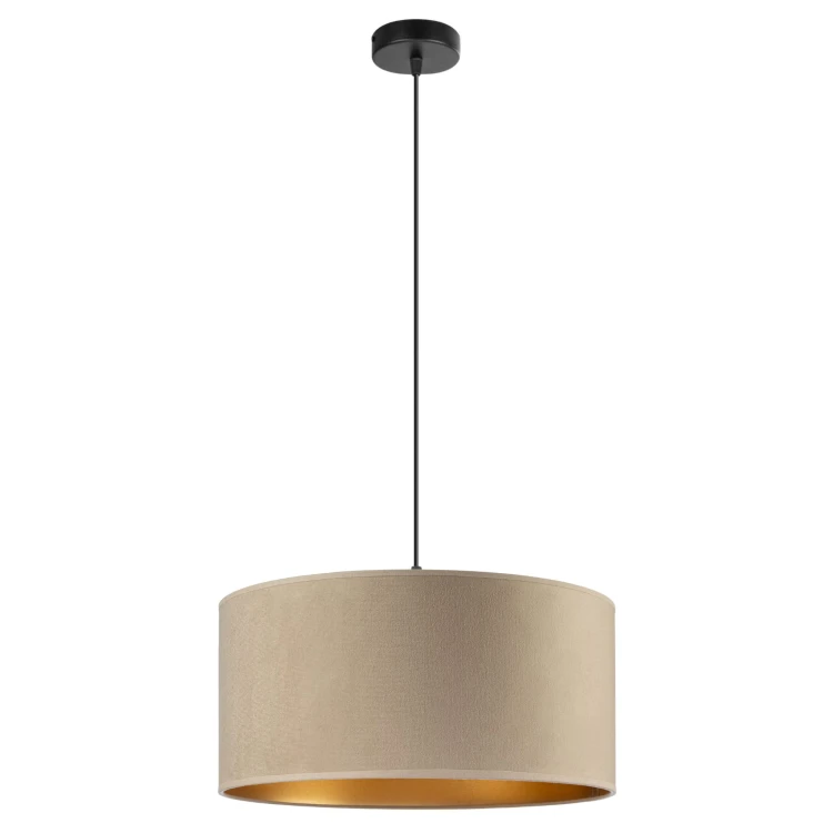 Lampa Tornado AD1 welur cappuccino-złoty f1.jpg