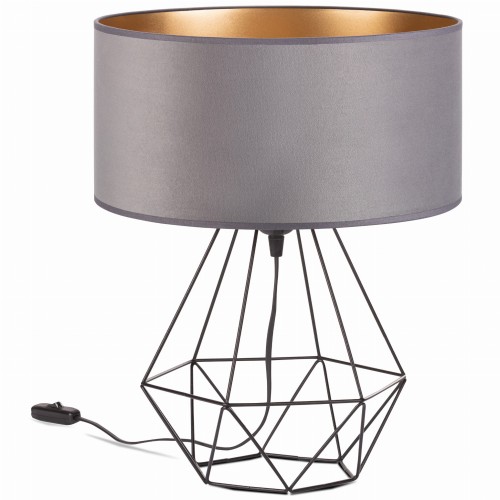 Lampa Tornado ADB welur szary-złoty f1.jpg