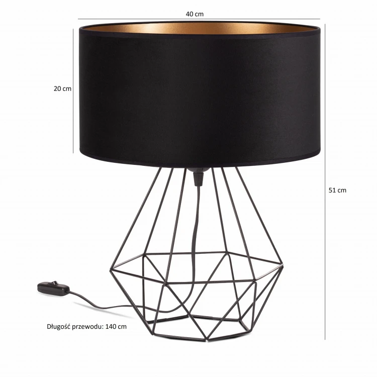 Lampa Tornado ADB welur czarny-złoty f2.jpg